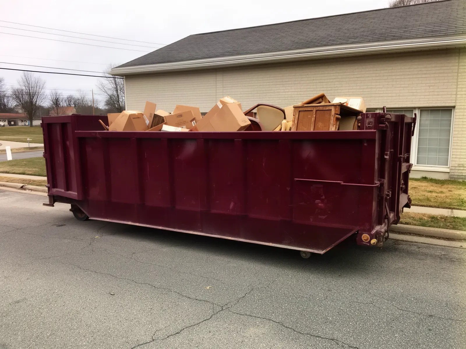 Roll-off dumpster from Old Town Dumpster Rental Inc. in Amarillo, TX
